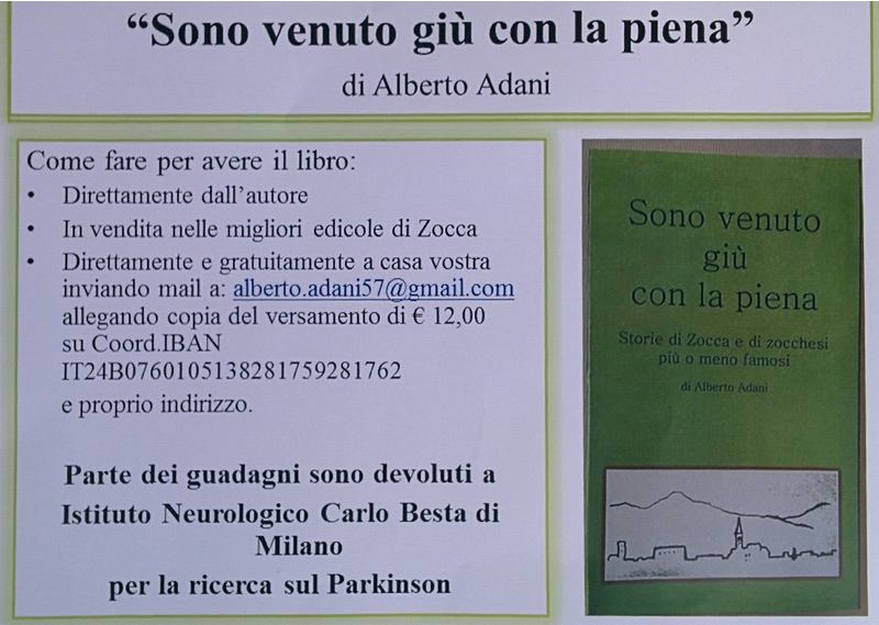 Libro di Alberto Adani - Sono venuto giu' con la piena